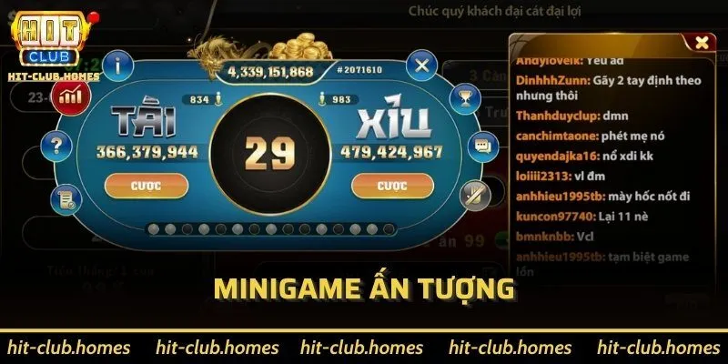 Có nhiều Minigame, phần thưởng hấp dẫn 