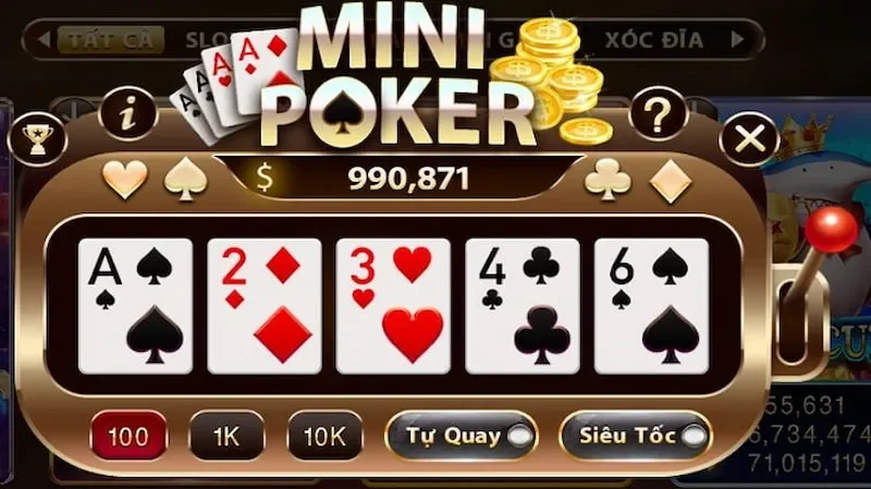 Đôi nét về tựa game Mini Poker Hitclub